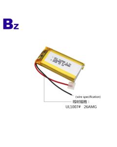 1250mAh 품질의 전기 면도기 Lipo 배터리