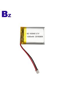 103040 1200mAh 3.7V 리튬 폴리머 배터리