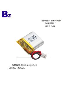500mAh 미니 LED 조명 리튬 폴리머 배터리