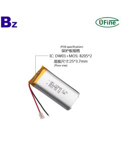 3000mAh 타이어 압력 감지기 리튬 폴리머 배터리