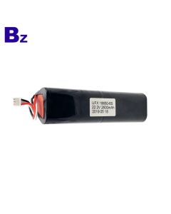 중국 최고의 2600mAh 22.2V 원통형 배터리