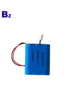 18650 2P3S 5000mAh 11.1V 리튬 이온 배터리