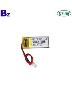 50mAh 충전식 스마트 시계 Lipo 배터리
