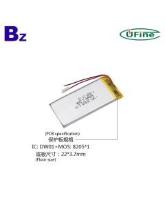 600mAh 혈압 모니터 Lipo 배터리