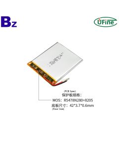 리튬 이온 셀 공장 도매 1000mAh 3.7V 배터리