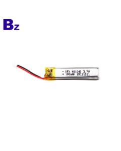 401040 3.7V 100mAh 리튬 폴리머 배터리