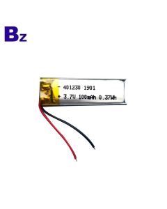 401230 100mAh 3.7V Lipo 배터리