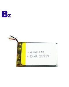 403048 500mAh 3.7V 리튬 폴리머 배터리