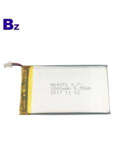 404372 1500mAh 3.7V 리튬 폴리머 배터리