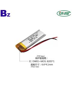 리튬 이온 셀 폴리머 제조업체 공급 200mAh 배터리