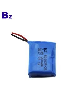 502025 2S 200mAh 7.4V 폴리머 리튬 이온 배터리