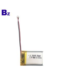 502030 250mAh 3.7V 리튬 폴리머 배터리