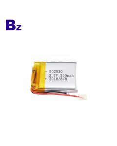 502530 350mAh 3.7V 폴리머 리튬 이온 배터리