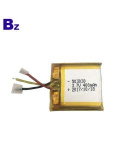 503030 400mAh 3.7V 리튬 폴리머 배터리
