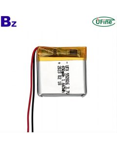 중국 리튬 이온 폴리머 셀 제조업체는 미용 장치 배터리 UFX 552826 3.7V 450mAh 리튬 이온 배터리를 생산했습니다