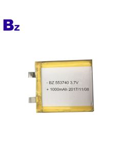 553740 1000mAh 3.7V 리튬 폴리머 배터리