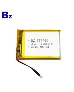 553748 1100mAh 3.7V Lipo 건전지