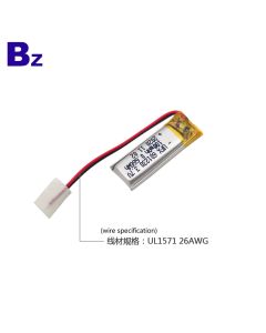180mAh 블루투스 헤드셋 충전식 Lipo 배터리