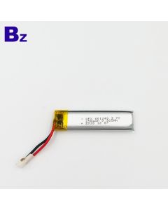 601248 250mAh 3.7V 리튬 폴리머 배터리