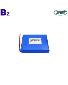 4000mAh 7.4V 의료 기기 Lipo 배터리