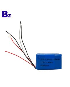634169-3S 2200mAh 11.1V 폴리머 리튬 이온 배터리