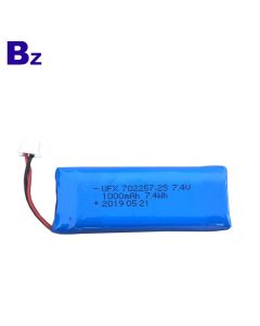 702257-2S ​​1000mAh 7.4V 리튬 폴리머 배터리