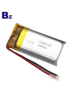 801735 500mAh 3.7V Lipo 배터리