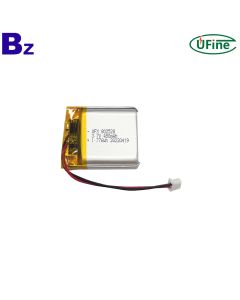 마사지 용 고품질 3.7V 480mAh 배터리