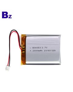 804050 2000mAh 3.7V 리튬 폴리머 배터리