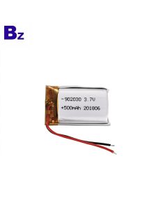 902030 500mAh 3.7V LiPo 건전지