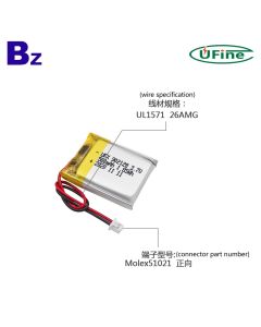 500mAh 라우드 스피커 리튬 폴리머 배터리
