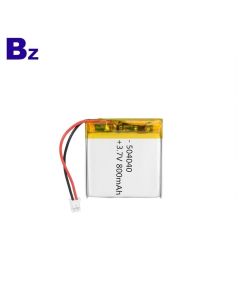 504040 800mAh 3.7V Lipo 배터리