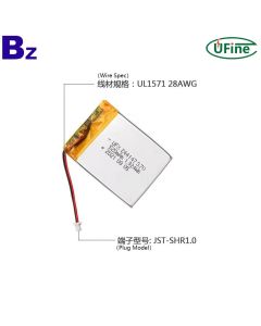 셀 공장 맞춤형 520mAh 3.7V 폴리머 배터리