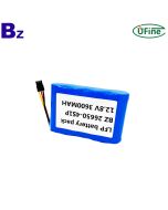 BZ 26650-4S1P 12.8V 3600mAh LiFePO4 충전식 배터리 팩 태양광/AGV/의료 장비용