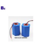 18650 6S1P 2200mAh 22.2V 리튬 이온 배터리