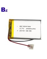 604165 2000mAh 3.7V 폴리머 리튬 이온 배터리