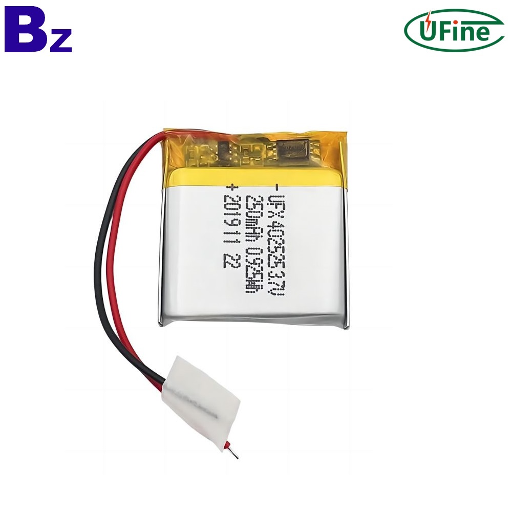 402525 3.7V 250mAh 리튬 이온 배터리