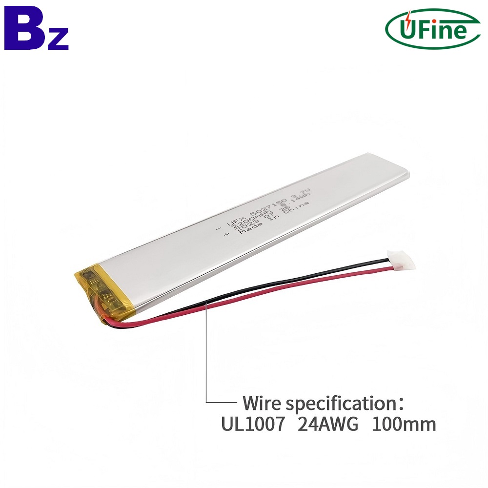 5027150 3.7V 2200mAh 리튬이온 충전지