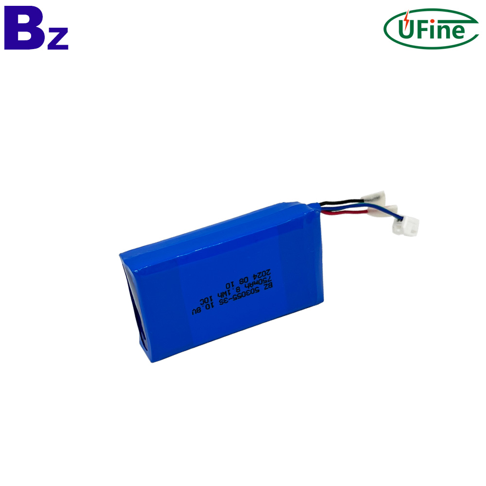 의료 장비용 750mAh 10C 배터리